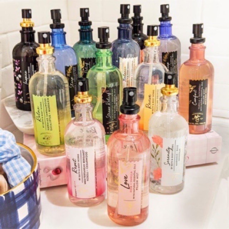(แท้) พร้อมส่ง Bath & Body Works Body Mist / Aroma Mist/ Pillow Mist มิส สเปรย์น้ำหอมฉีดตัว ฉีดหมอน 156 ml.