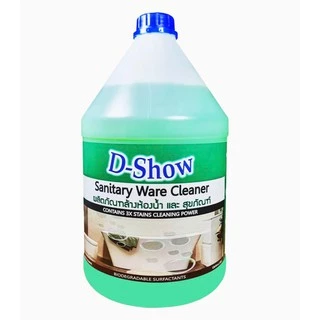 [2ชิ้น ถูกกว่า] DShow น้ำยาล้างห้องน้ำ และ สุขภัณฑ์ ขนาด 3400มล. ( Bath & Sanitaryware Cleaner )