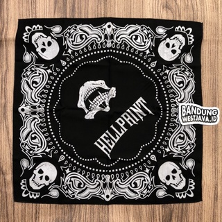 ผ้าพันคอ พิมพ์ลาย Hellprint Bandana