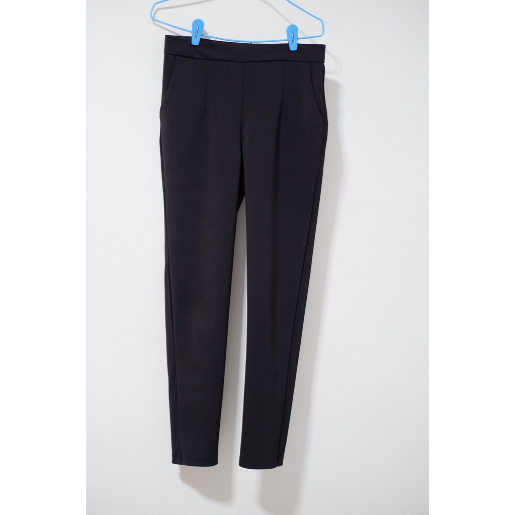 กางเกง 5 ส่วนสีดำมือ2 สภาพสวย BEER&amp;OIL #กางเกงขายาว #เสื้อมือ2 #เสื้อมือ2สภาพดี