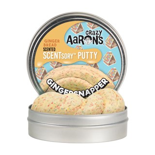 Crazy Aarons Thinking Putty รุ่นมีกลิ่นหอม SCENTSORY - GINGERSNAPPER กลิ่นขนมปังขิง สีครีม ขนาดกระปุก 2.75 นิ้ว