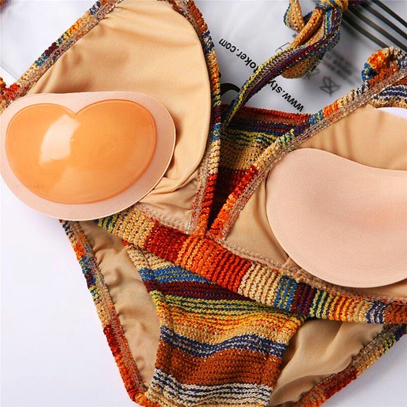 🏖BikiniTime SB38 มี2สี ฟองน้ำเสริมชุดว่ายน้ำ บิกินี ชุดชั้นใน กาวแน่น กันน้ำ ใช้ได้หลายครั้ง