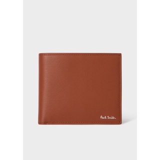 Paul Smith Tan Straw-Grain Leather Billfold Wallet