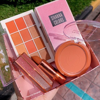 Set kabuki peach tone mini