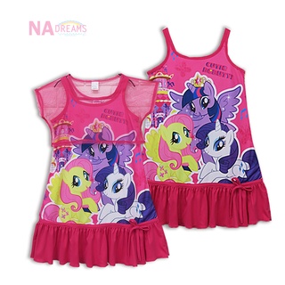 My Little Pony ชุดกระโปรงเด็กหญิง 3 - 5 ปี ชุดเดรสเด็กผู้หญิง โพนี่ My Little Pony จาก NADreams รุ่นเด็กเล็ก สีชมพู