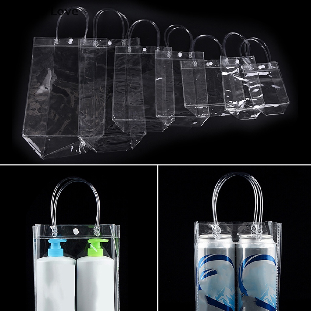 SUPER Clear-Transparent Tote Bags Handbag Plastic Women Shoulder Transparent Beach Bag HOT #8