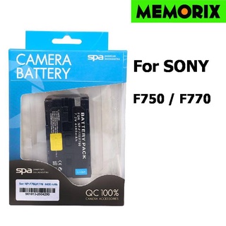 SPA battery For Sony NP-F750/F770 Camera Battery แบตเตอรี่กล้อง