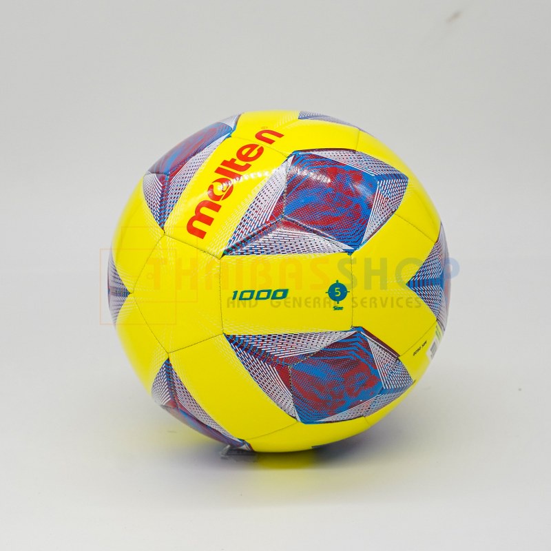 (ของแท้ 100%) ลูกฟุตบอล ลูกบอล molten F5A1000-Y ลูกฟุตบอลหนังเย็บ เบอร์5 ของแท้ 100% รุ่นใหม่