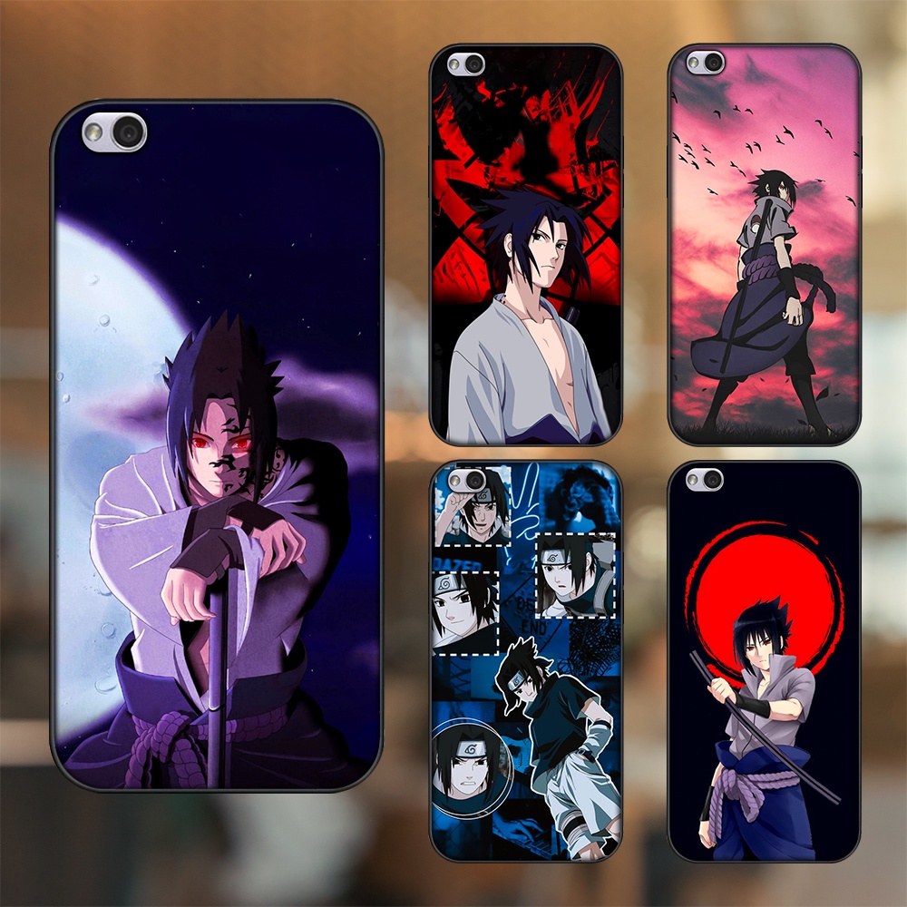 เคส Xiaomi Redmi 5A พร ้ อมรูปภาพ Uchiha Sasuke Naruto พิมพ ์ ลายขอบสีดํา