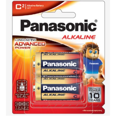 LR14T/2B ถ่าน Alkaline PANASONIC