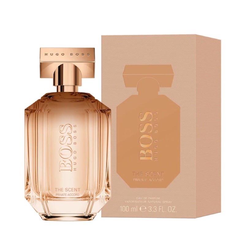 Hugo Boss Boss The Scent Private Accord 100 ml EDP กล่องซีล (สินค้าพร้อมส่ง)