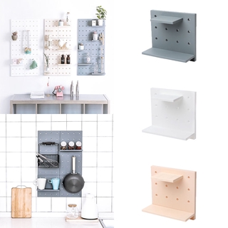 ชั้นวางของอเนกประสงค์ ชั้นวางแบบไม่ต้องเจาะผนัง มี 3 สี pegboard xliving