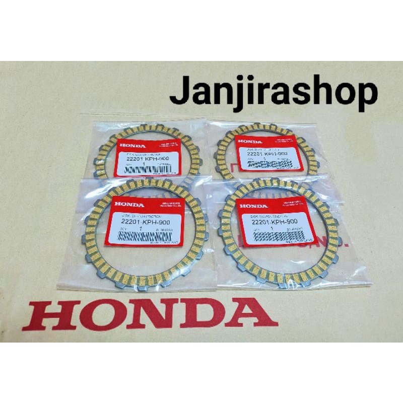 แผ่นครัช HONDA (แท้) เวฟ125 / WAVE125I / R / S / SPARK135 (4 แผ่น)