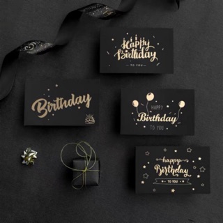 • พร้อมส่ง •  การ์ดอวยพร +sticker+ซอง การ์ดวันเกิด