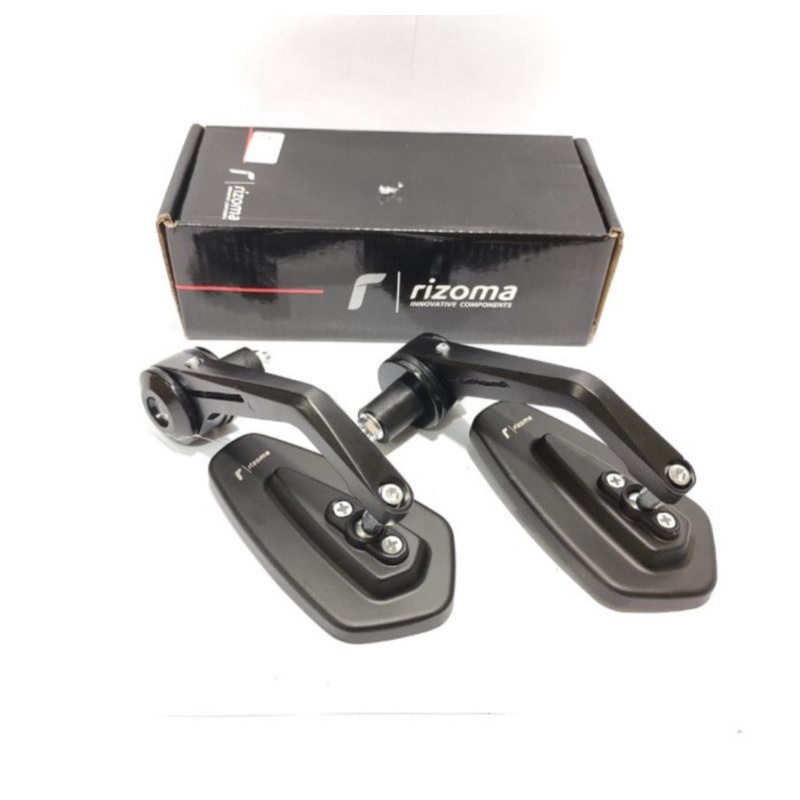 Rizoma กระจก Jalu รูปไข่ CNC - ปลายบาร์วงรี Rizoma