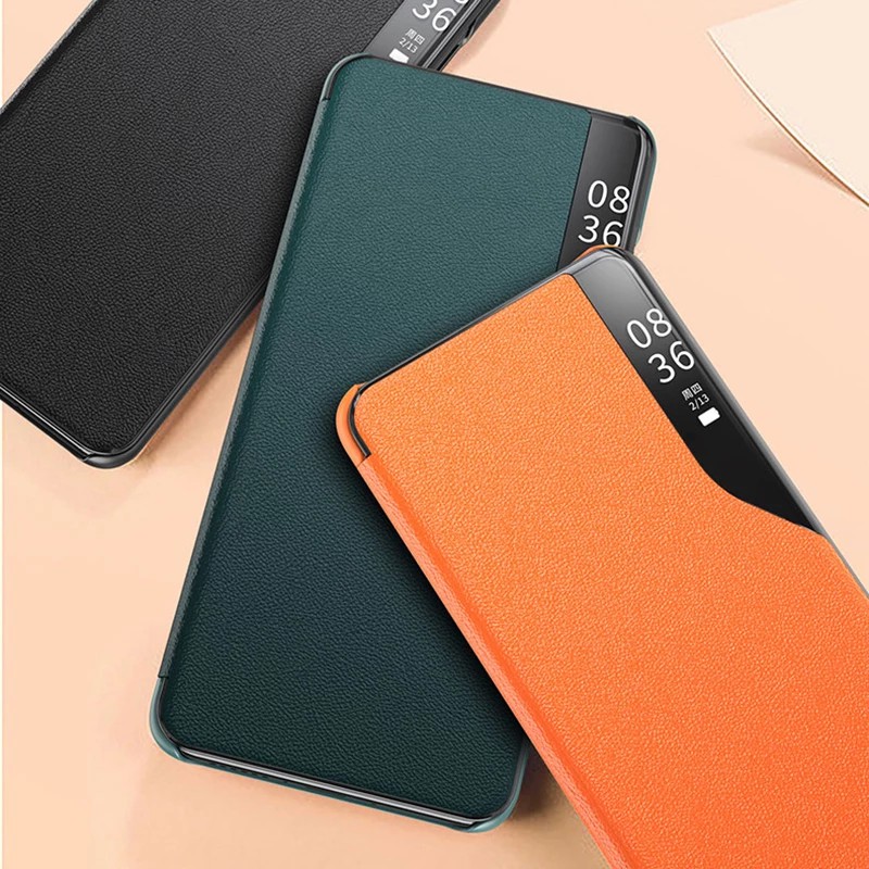 OPPO Find X5 Pro A5 A9 2020 ⭐ครึ่งหน้าต่าง Sideshow Flip Bracket เคสโทรศัพท์หนัง⭐ FindX5 FindX5Pro ราคา ถูกที่สุด ดีลบีเคเค แกลเลอรีภาพที่ 7