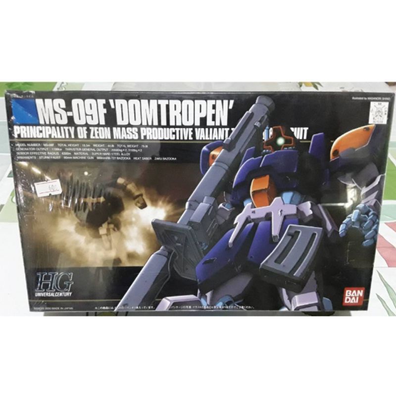 HG​ 1/144​ MS-09F DOM​ TROPEN(HGUC)(Gundam​ Model​ Kits)ลิขสิทธิ์แท้​ Bandai​ สินค้าเป็นของใหม่​ มีพ