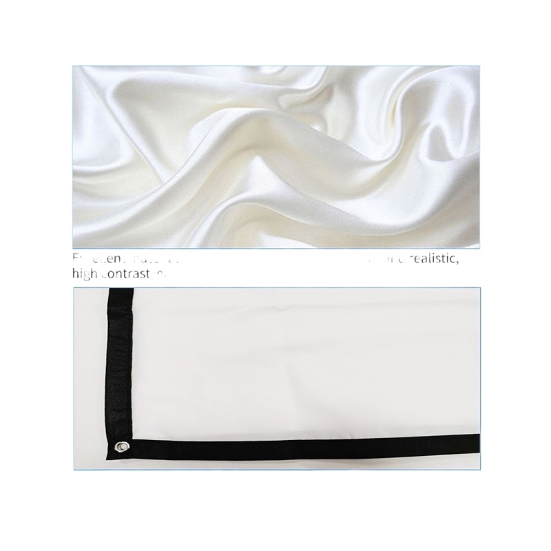 AuthenticProjector Soft Screen Simple Foldable Projection Cloth Home ...