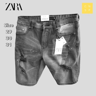 zara กางเกงยีนส์ขาสั้น