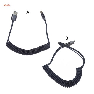 Mojito Type C Micro Coiled Cable Wire Mechanical Keyboard GH60 USB Cable Type-C Cable