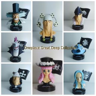 โมเดล วันพีช​ Onepiece​ Great​ deep​ Collection​ / One piece หัว Mihawk, Bartolomeo