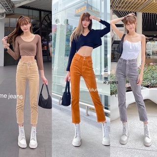 กางเกงขายาว ผ้าลูกฟูก ทรงสวย ใส่แมตช์ได้ทุกลุค