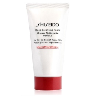 Shiseido InternalPowerResist Deep Cleansing Foam (For Oily to Blemish-Prone Skin) 50 ml โฟมล้างหน้าสำหรับผิวมัน บอบบาง