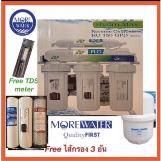 เครื่องกรอง RO 150 GPD Hydromax มีขาตั้ง สินค้ารับประกัน 1 ปี