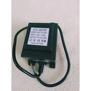 (กันน้ำ100%) หม้อแปลงไฟสระว่ายน้ำTransformerหม้อแปลงไฟใต้น้ำหม้อแปลงกันน้ำ AC-DC12V-24V