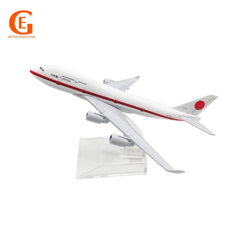 Japan Airlines President Boeing 747 โมเดลเครื่องบินDiecast Metal B747 คอลเลกชันเครื่องบินพร้อมขาตั้ง