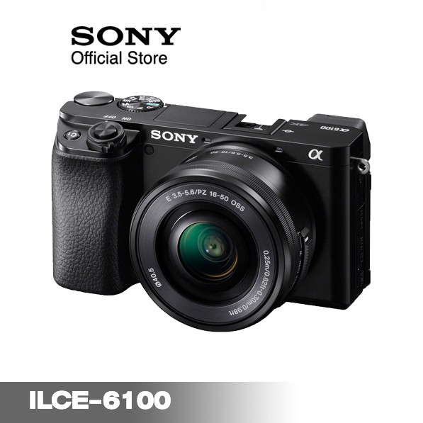 Sony a6100 APS-C camera with fast AF รุ่น: ILCE-6100L (ตัวกล้องพร้อมเลนส์คิท)