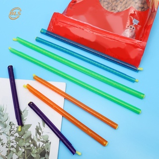 4 Sizes Random Color Sealing Clip / Snack Plastic Bag Seal Stick