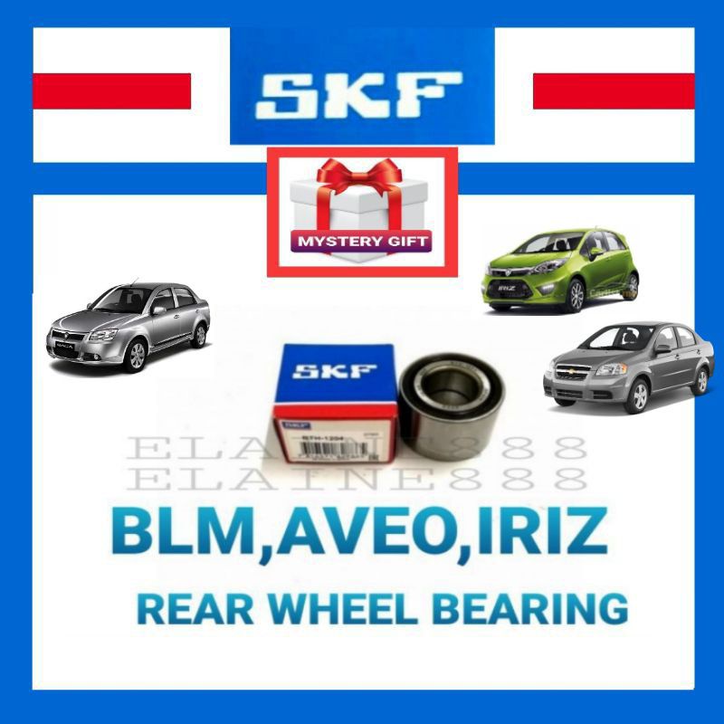 SKF PROTON SAGA BLM , AVEO , IRIZ REAR WHEEL BEARING GSP NEW SKF HUB BEARING