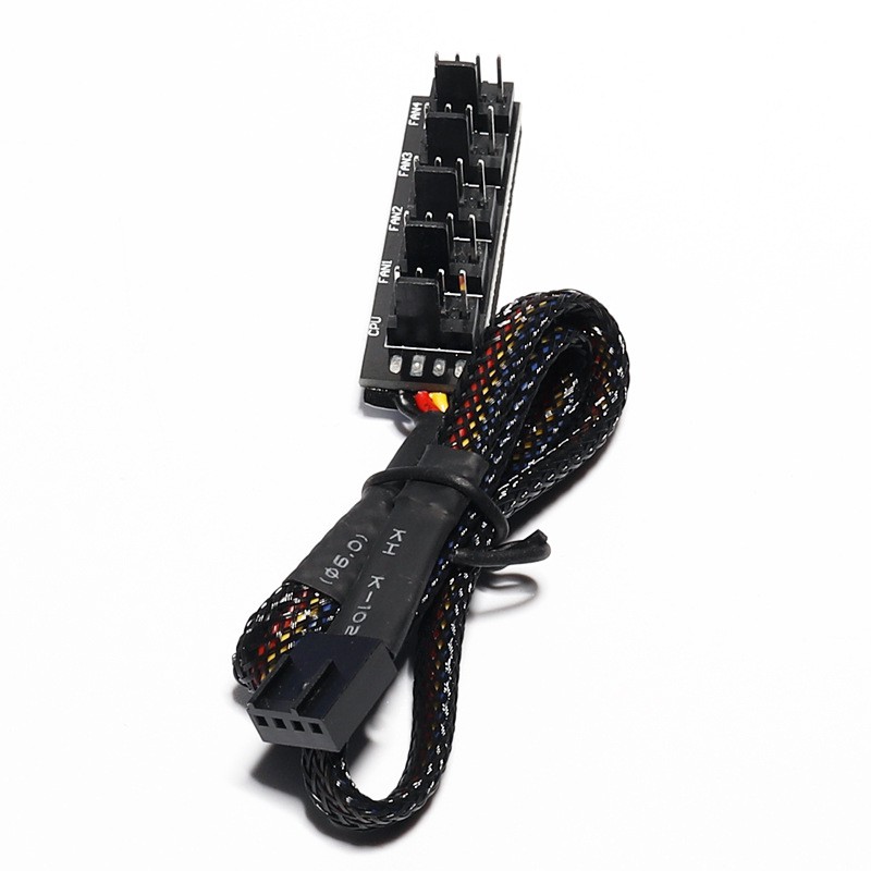 FAN HUB 1 TO 4 1 TO 5 4Pin 3Pin PWM แฟนฮับ สายพัดลม สายขยายช่องพัดลม (3-4 PIN) - รูปที่ 2