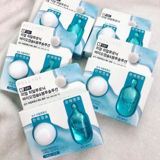 ไฮยาลูรอน Wellage Real Hyaluronic Bio Capsule &amp; Blue Solution 1ชิ้น