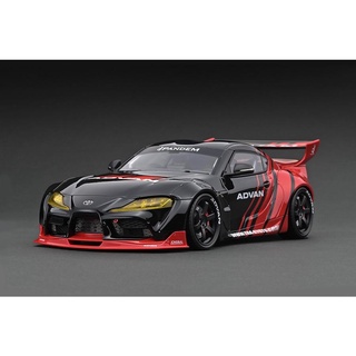 Ignition Model : IG2199 1/18 PANDEM Supra (A90) Black/Red Advan