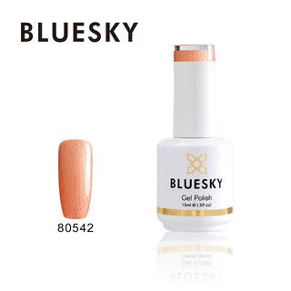 สีเจล Bluesky gel polish 80542 สีโอโรส