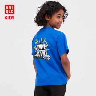 Uniqlo UT เสื้อยืดแขนสั้น พิมพ์ลายเลโก้ สําหรับเด็กผู้ชาย และเด็กผู้หญิง 451116 Uniqlo