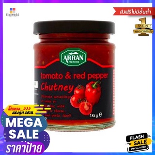 Arran Tomato &amp; Redpepper Chutney 158g อารัน ซอสมะเขือเทศและพริกแดง 158g