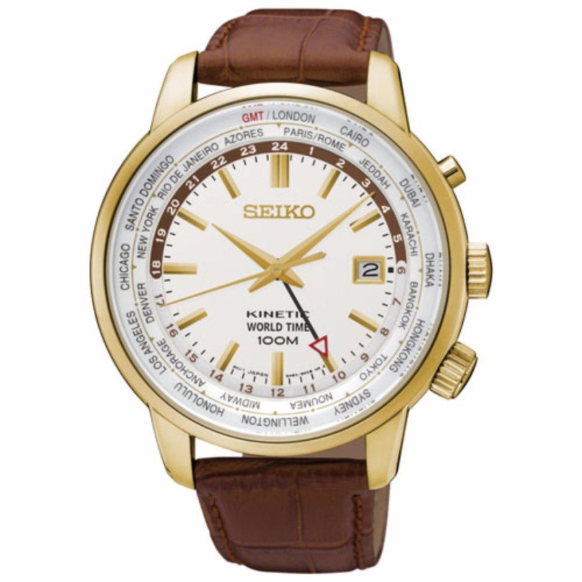 SEIKO นาฬิกาข้อมือ KINETIC NEO SPORTSรุ่นSUN070P1-GOLD