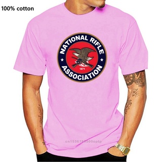 [100% Cotton] เสื้อยืด พิมพ์ลาย National Rifle Association Nra Guns Rifles 2Nd Amendment S-3 Tee CEmhjl19IEbakn27 สไตล์ค