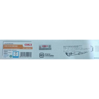 44973547 -  OKI TONER for C301 / C321 / MC342 CYAN