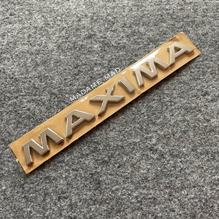 โลโก้ NISSAN MAXIMA ตัวอักษรแยก ขนาด 20.5x1.9cm