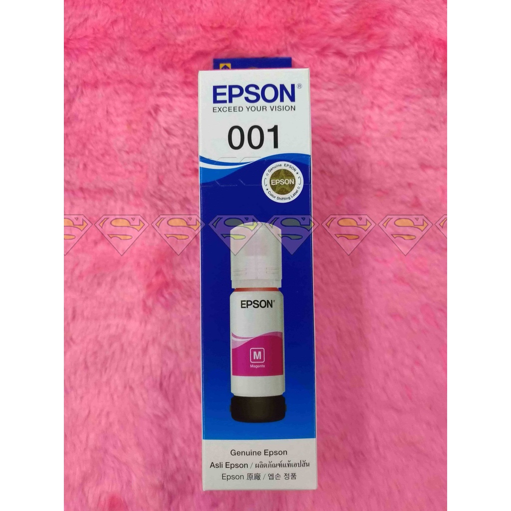EPSON 001 MAGENTA สีแดง ของแท้