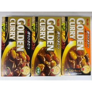 #แกงกะหรี่ ชนิดก้อนญี่ปุ่น Golden Curry เบอร์ 5,3,1( สินค้านำเข้า)