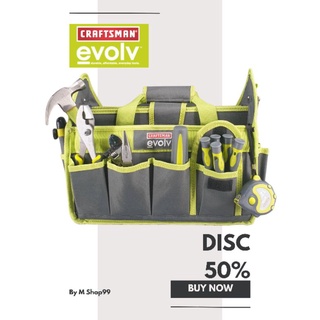 Craftsman evolv กระเป๋าพร้อมเครื่องมือ  **ได้ทั้งหมดตามรูป**