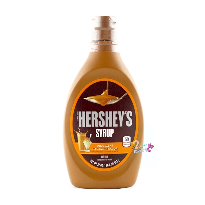🤎live50%🤎 Hershey’s Caramel Syrup เฮอร์ชีส์ คาราเมลไซรัป  623g Hershey
