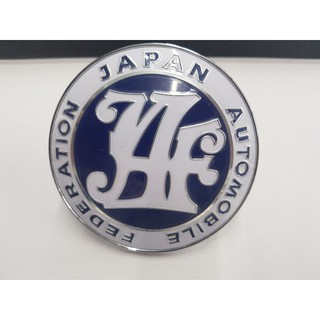 Logo Japan ติดกระจันหน้า สี น้ำเงิน