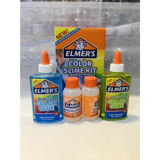 ชุดกาวทำสไลม์สี เอลเมอร์ ELMERS Translucent Color Slime Kit