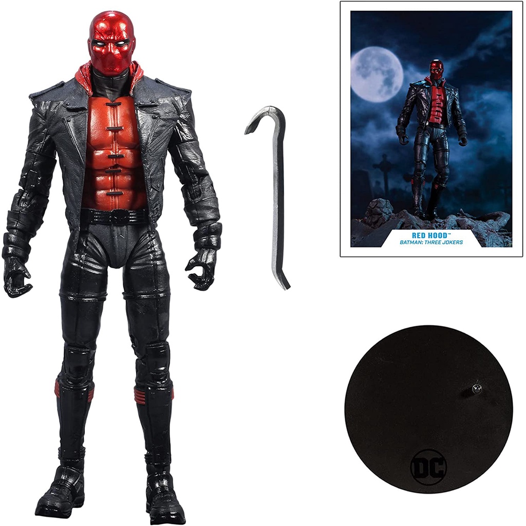 Mcfarlane DC Multiverse โมเดลแบทแมน 7 นิ้ว: Three Jokers - Red Hood